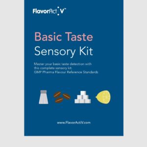 FlavorActiV Basic Taste Sensory Kit (Sucré, acide, salé, amer)